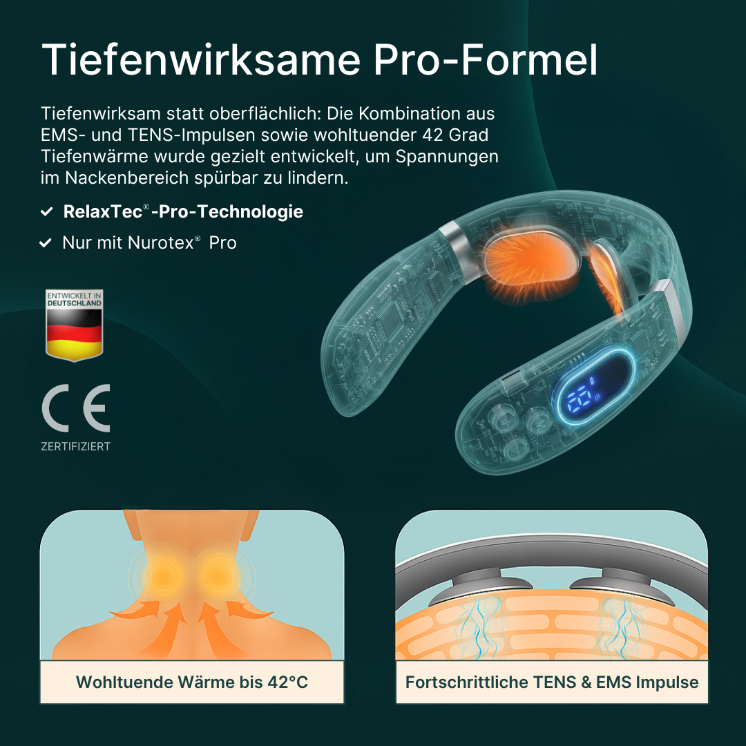 Nurotex® Pro 3.0 - Elektrisches Nackenmassage-Gerät